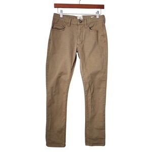 FLINT AND TINDER 365 5 Pocket Slim Pants Khaki Workwear Americana 28x30